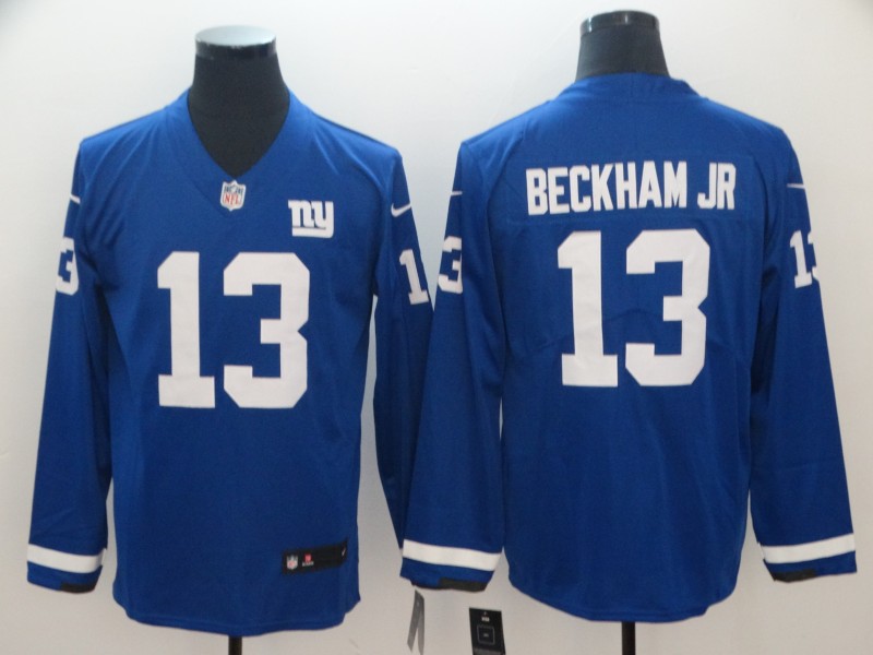 Men's New York Giants Odell Beckham Jr. #13 Blue Jersey